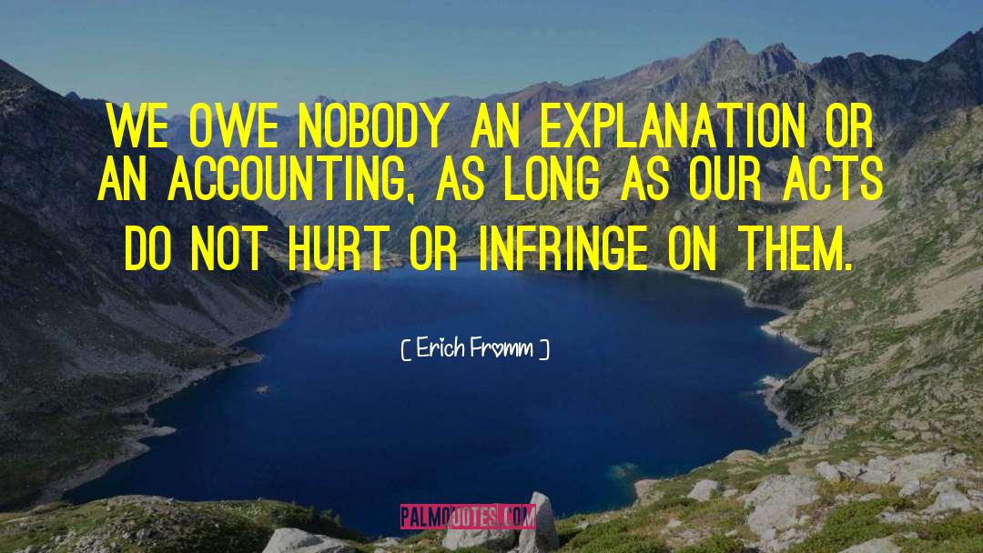 Infringe quotes by Erich Fromm