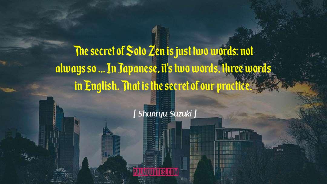 Ingrata In English quotes by Shunryu Suzuki