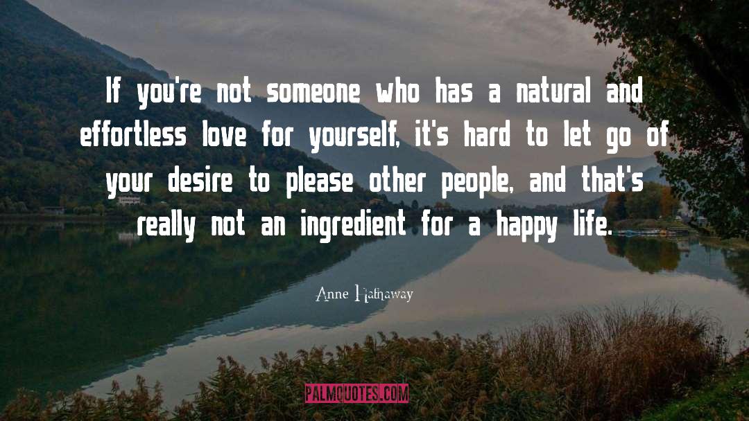 Ingredient quotes by Anne Hathaway
