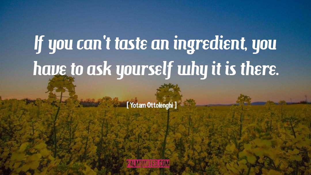 Ingredient quotes by Yotam Ottolenghi