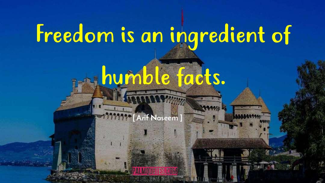 Ingredient quotes by Arif Naseem