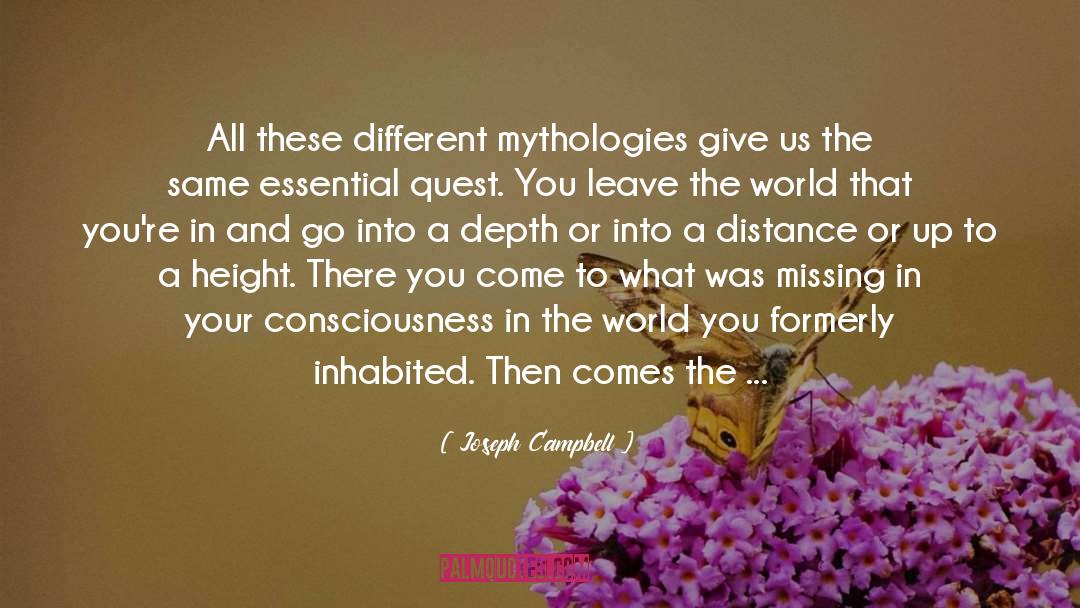 Inhabited quotes by Joseph Campbell