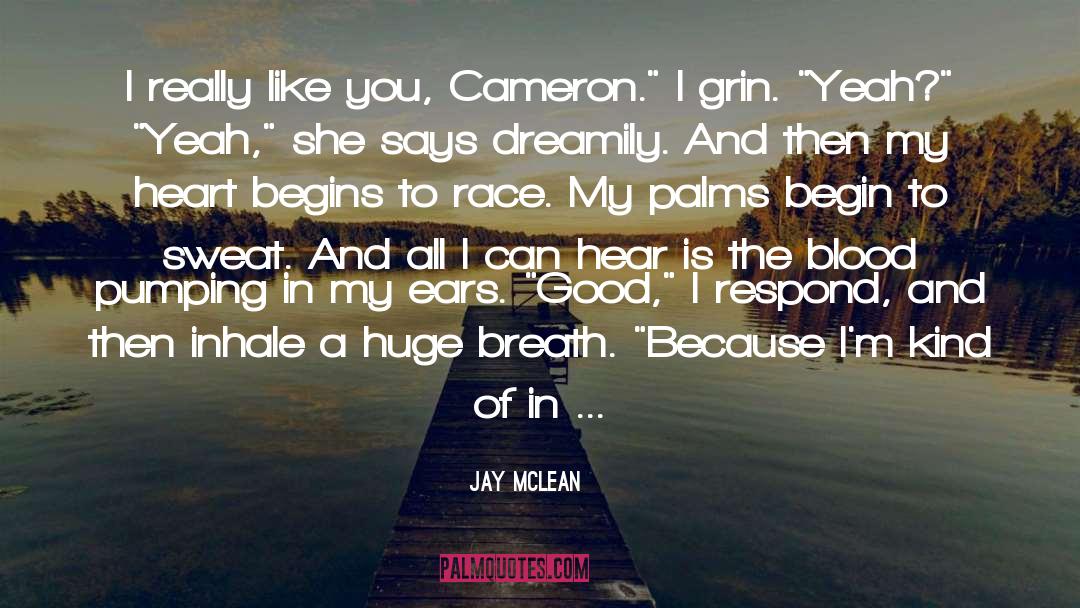 Inhale quotes by Jay McLean