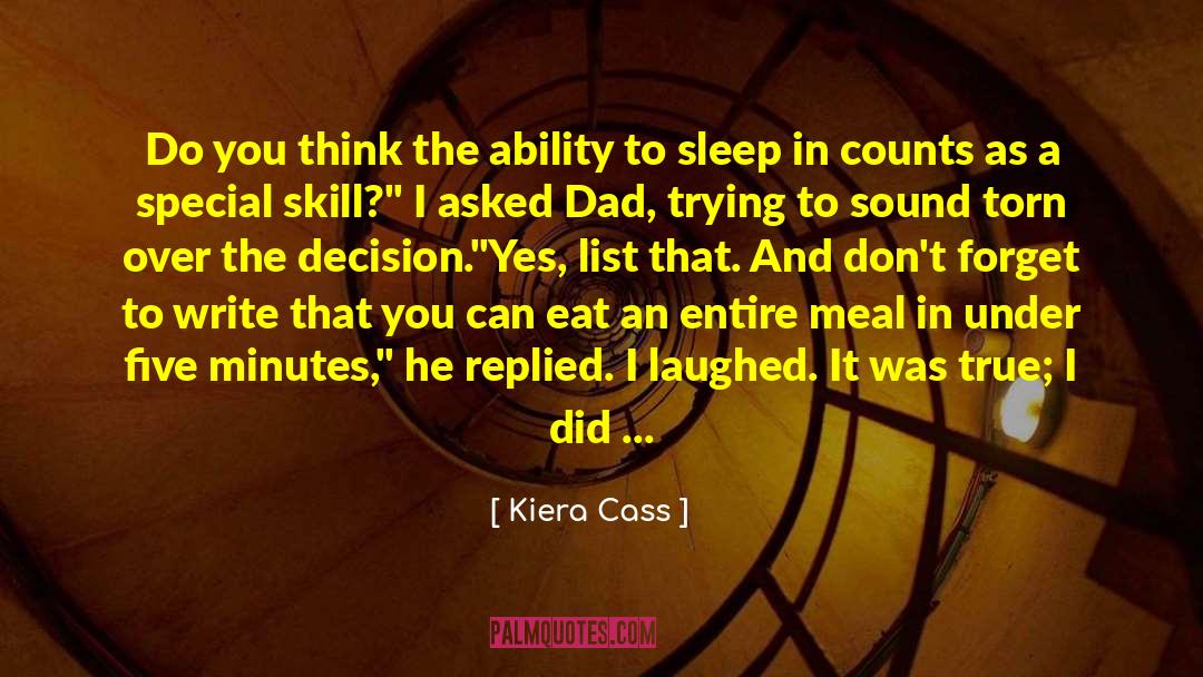 Inhale quotes by Kiera Cass