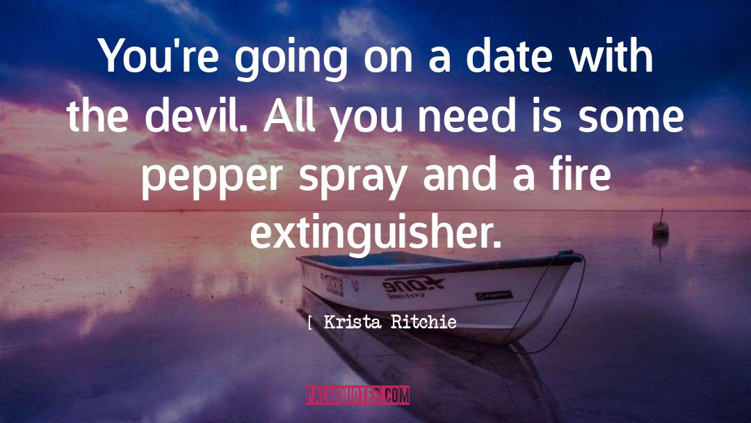 Inhaled Some Pepper quotes by Krista Ritchie