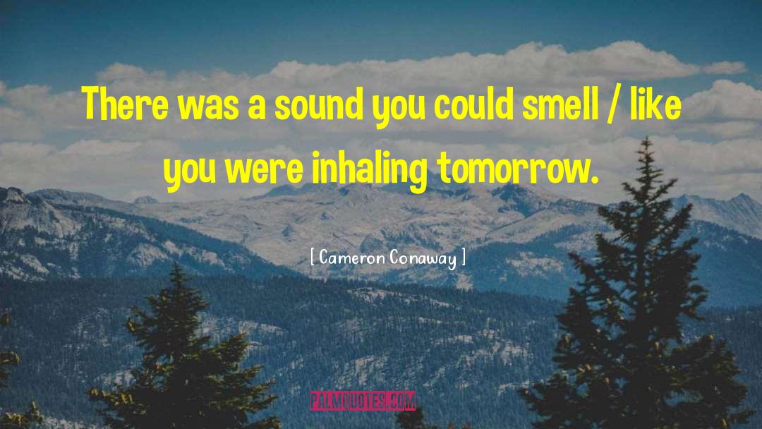Inhaling quotes by Cameron Conaway