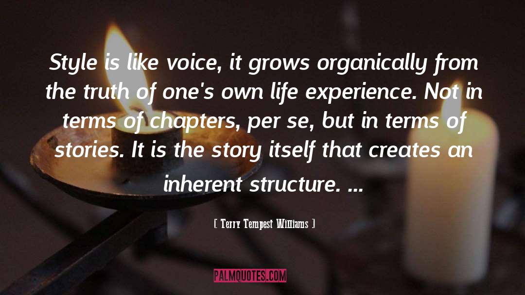 Inherent quotes by Terry Tempest Williams