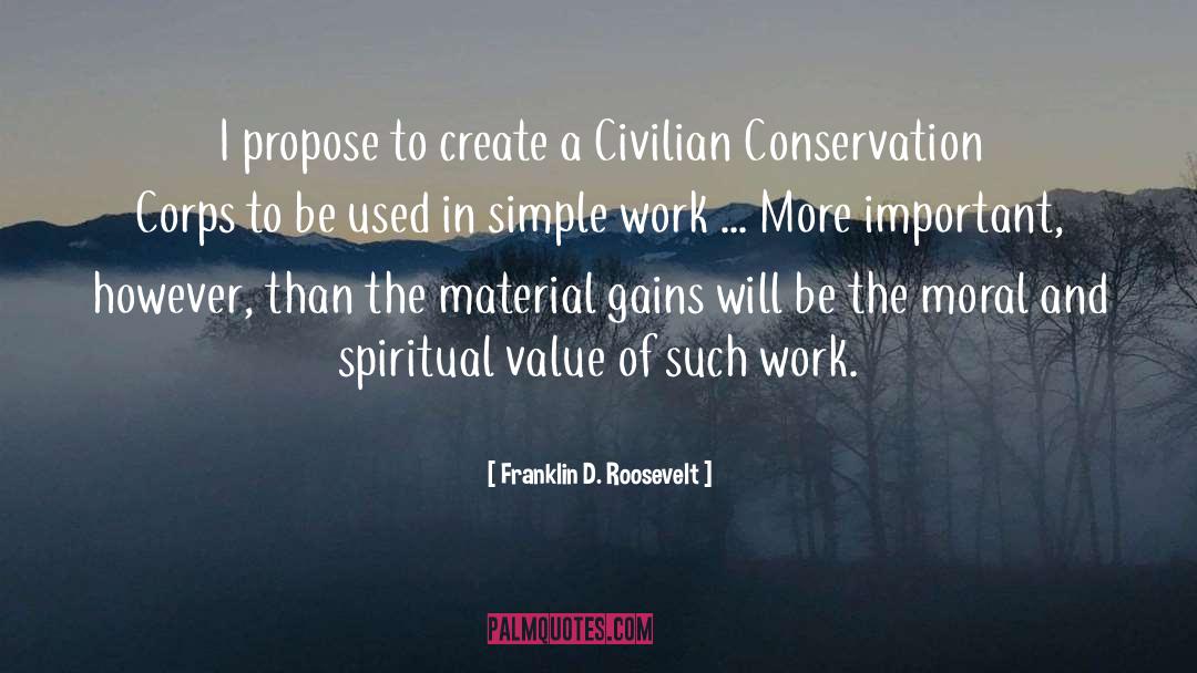 Inherent Value quotes by Franklin D. Roosevelt