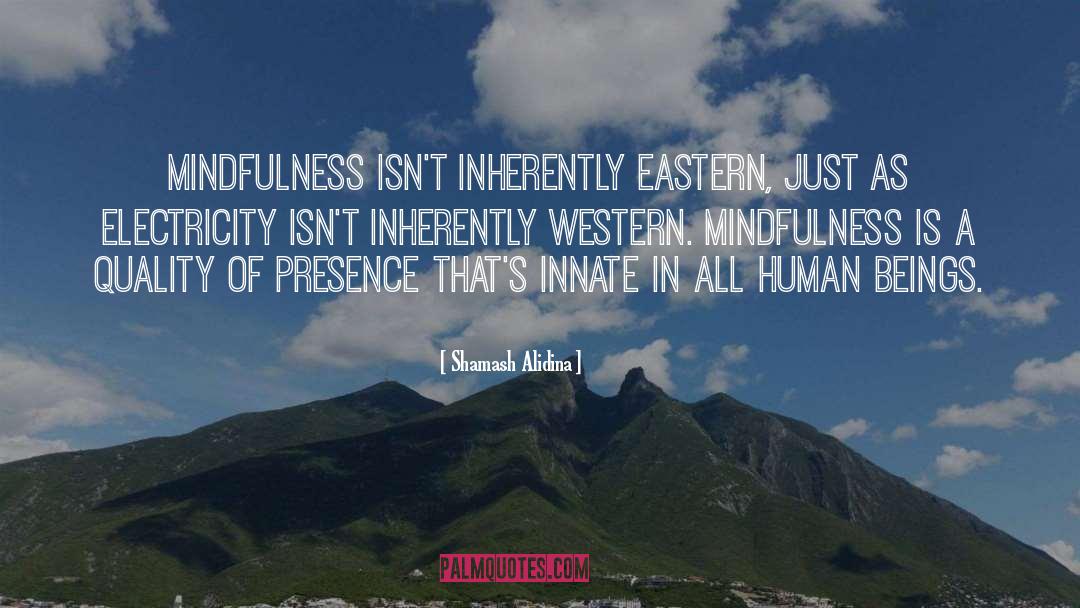 Inherently quotes by Shamash Alidina