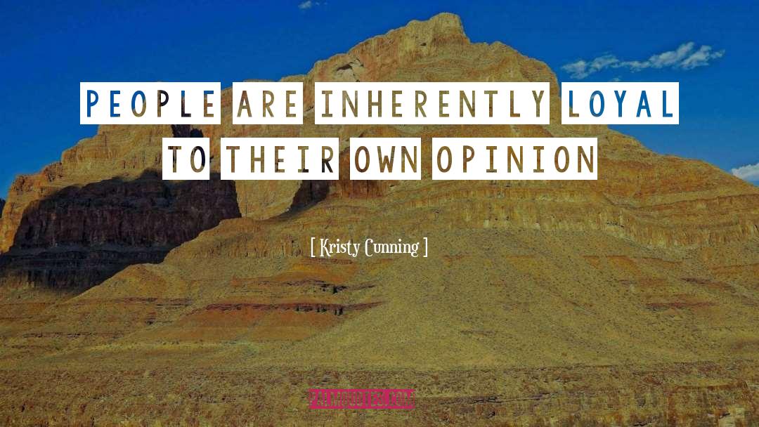 Inherently quotes by Kristy Cunning