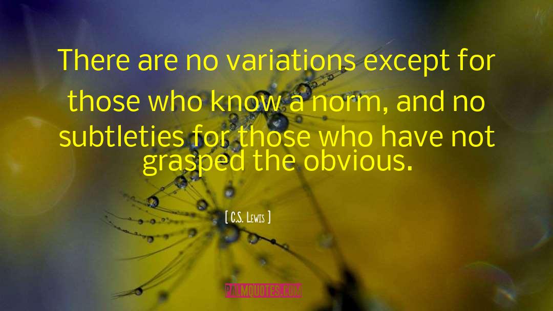 Inheritable Variation quotes by C.S. Lewis