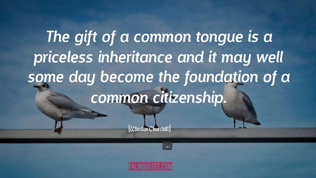 Inheritance quotes by Winston Churchill