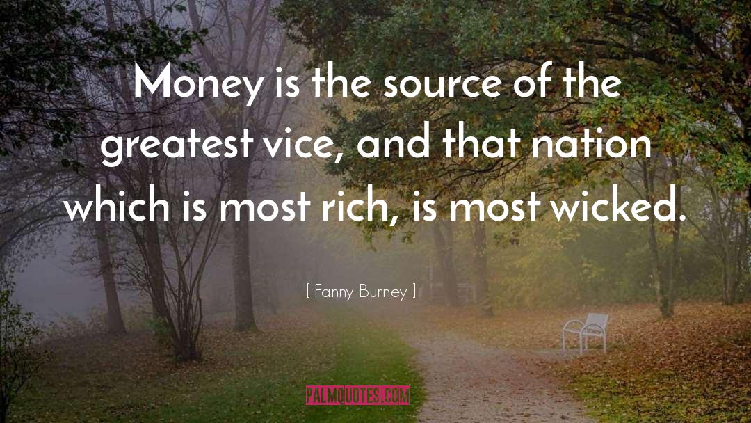 Inherited Wealth quotes by Fanny Burney