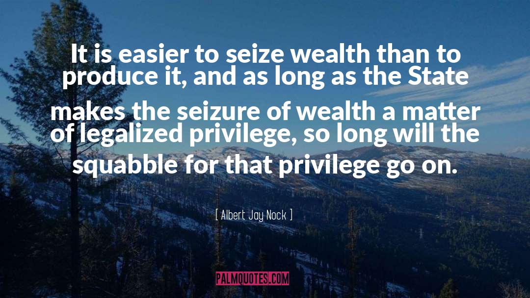 Inherited Wealth quotes by Albert Jay Nock