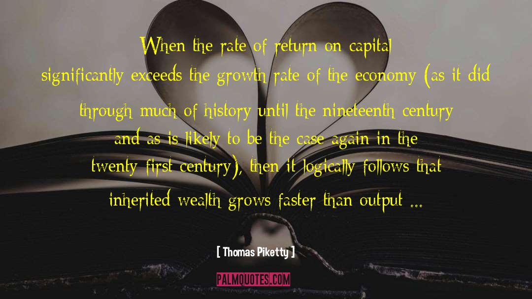 Inherited Wealth quotes by Thomas Piketty