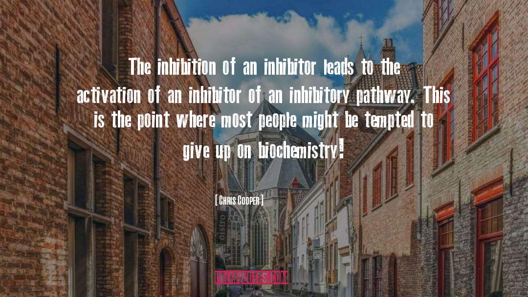 Inhibition quotes by Chris Cooper