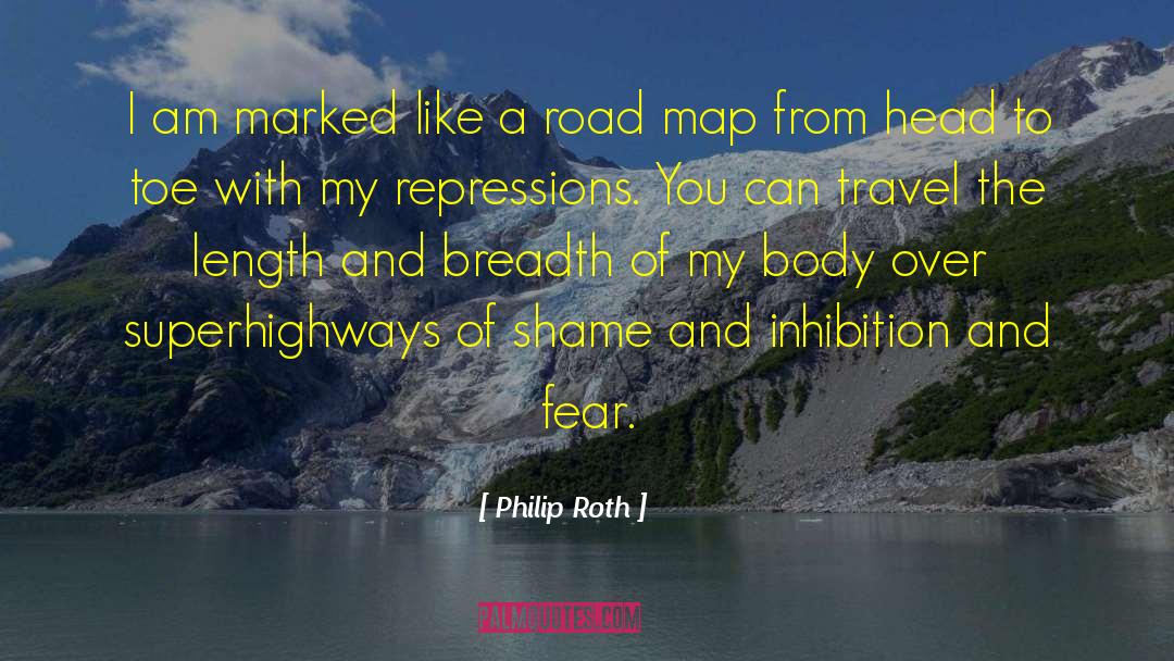 Inhibition quotes by Philip Roth