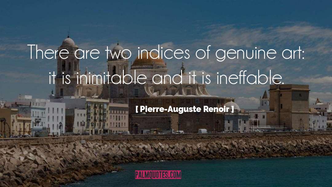 Inimitable quotes by Pierre-Auguste Renoir