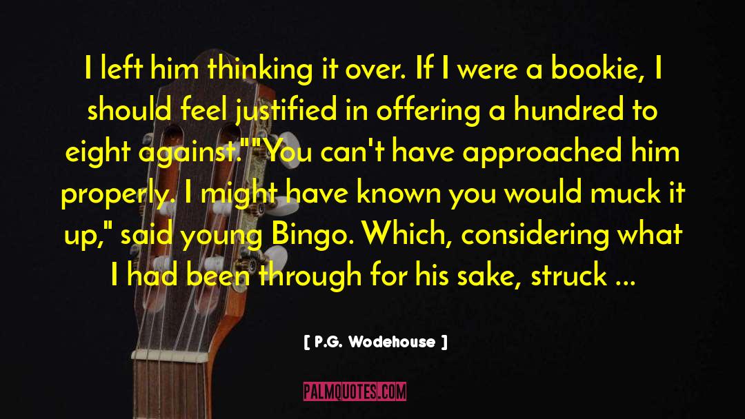 Inimitable quotes by P.G. Wodehouse