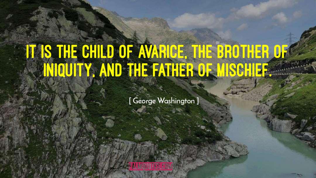 Iniquity quotes by George Washington