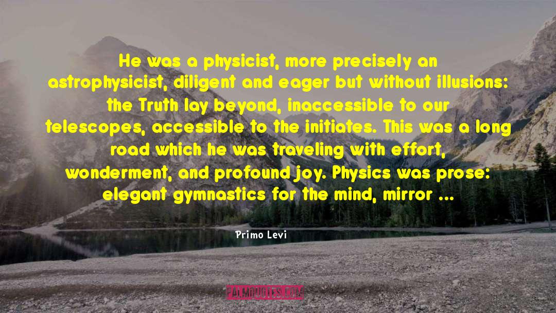 Initiates quotes by Primo Levi