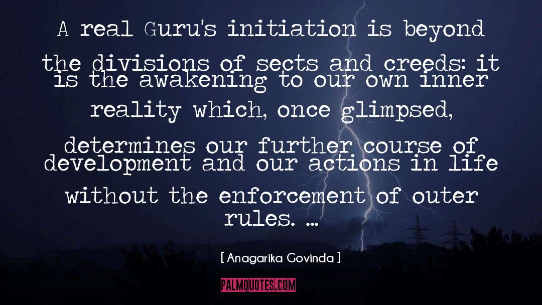Initiation quotes by Anagarika Govinda