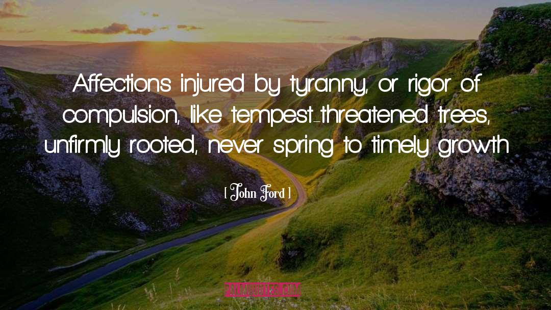 Injured quotes by John Ford