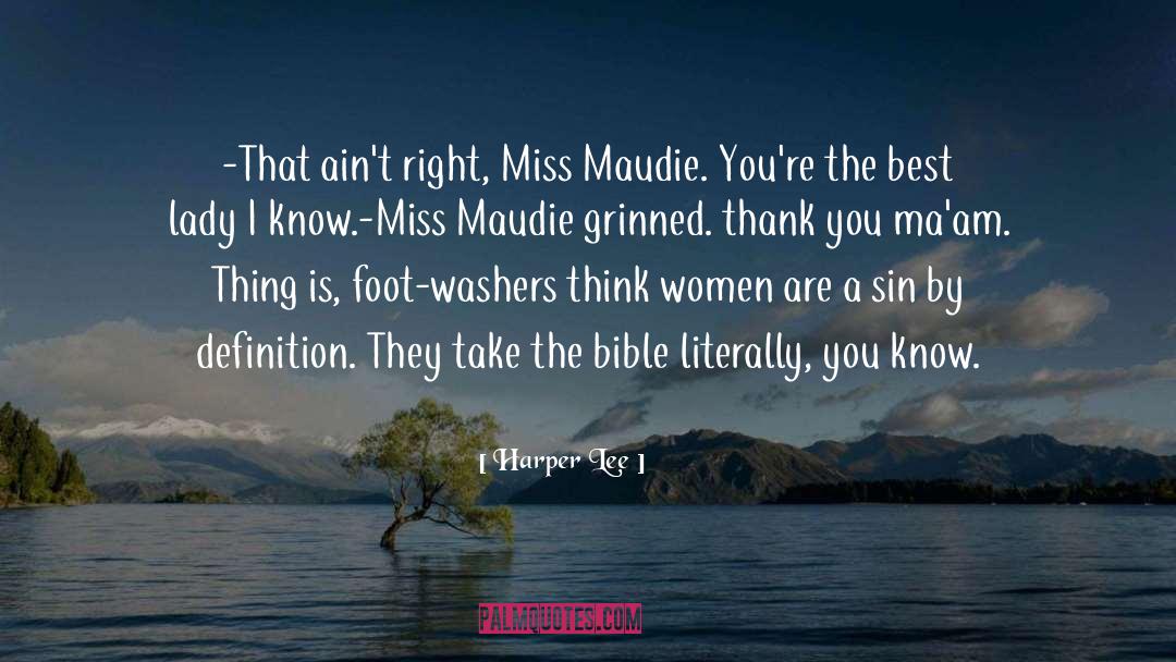Injured Women quotes by Harper Lee