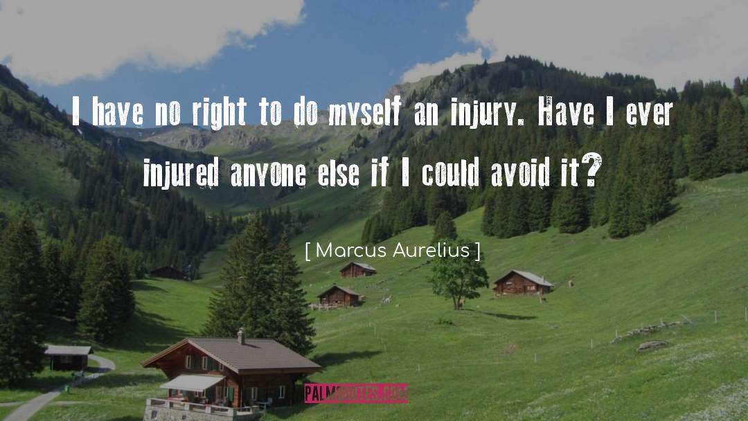 Injury quotes by Marcus Aurelius