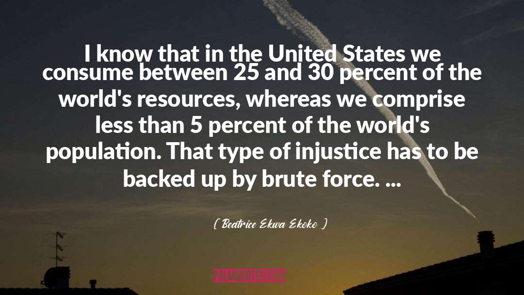 Injustice quotes by Beatrice Ekwa Ekoko