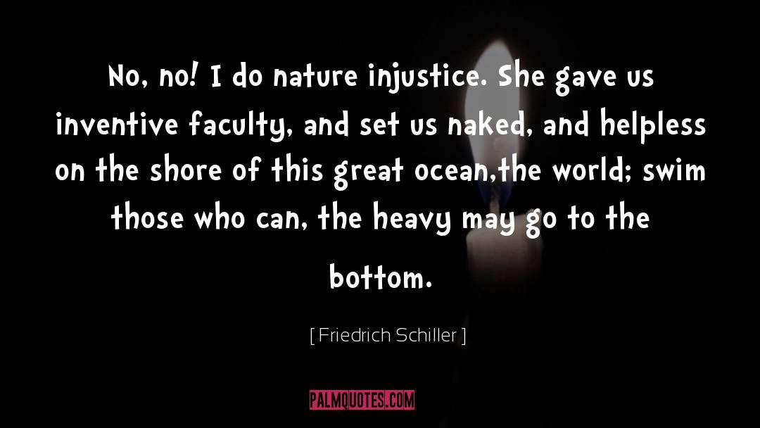 Injustice quotes by Friedrich Schiller