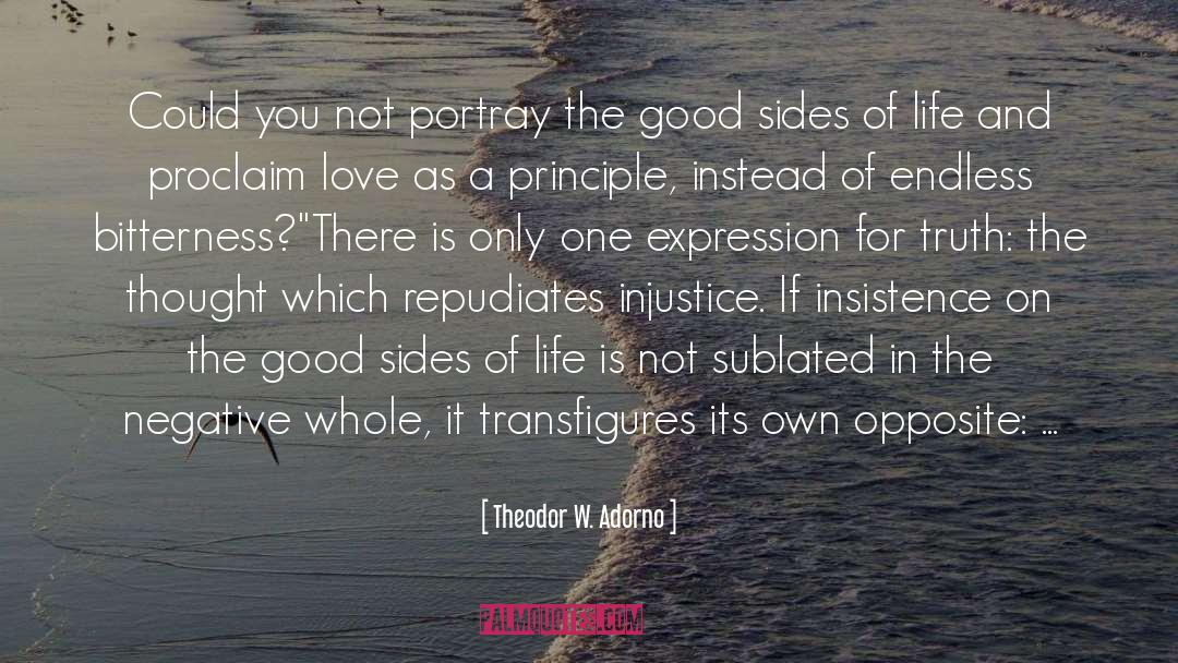 Injustice quotes by Theodor W. Adorno