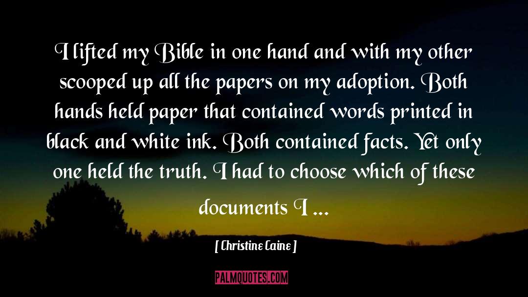 Ink quotes by Christine Caine