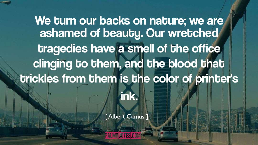 Ink Splash quotes by Albert Camus