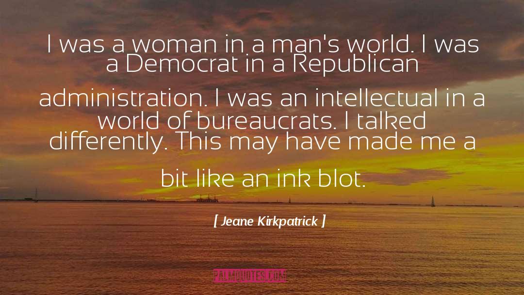 Ink Splash quotes by Jeane Kirkpatrick