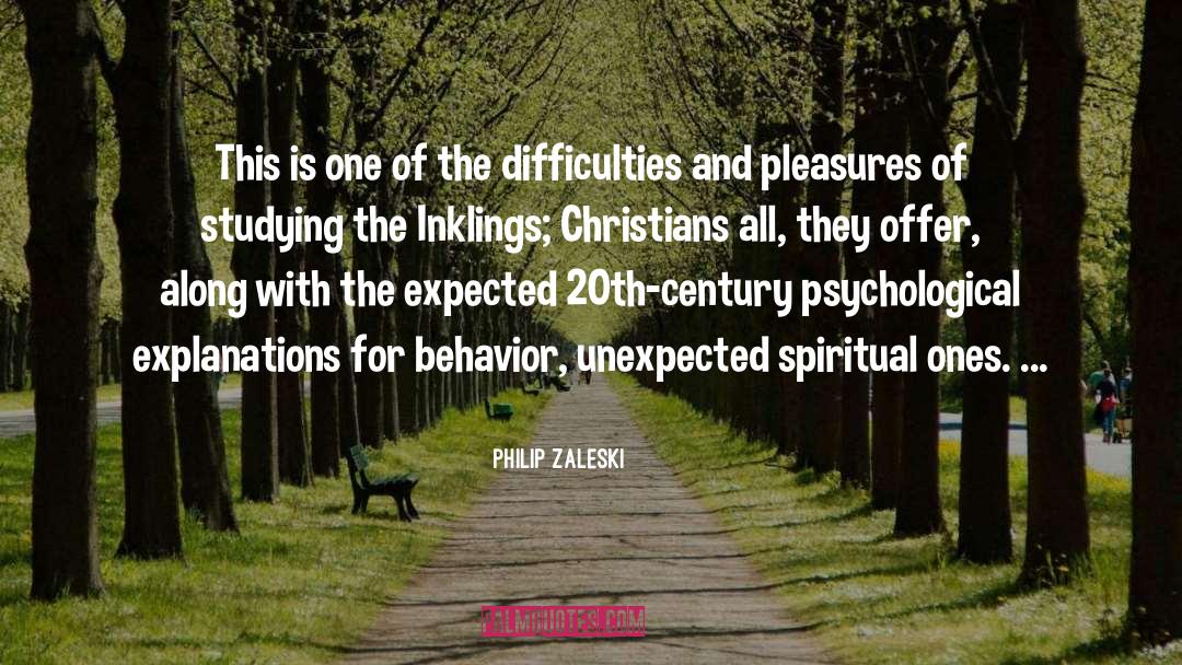 Inklings quotes by Philip Zaleski