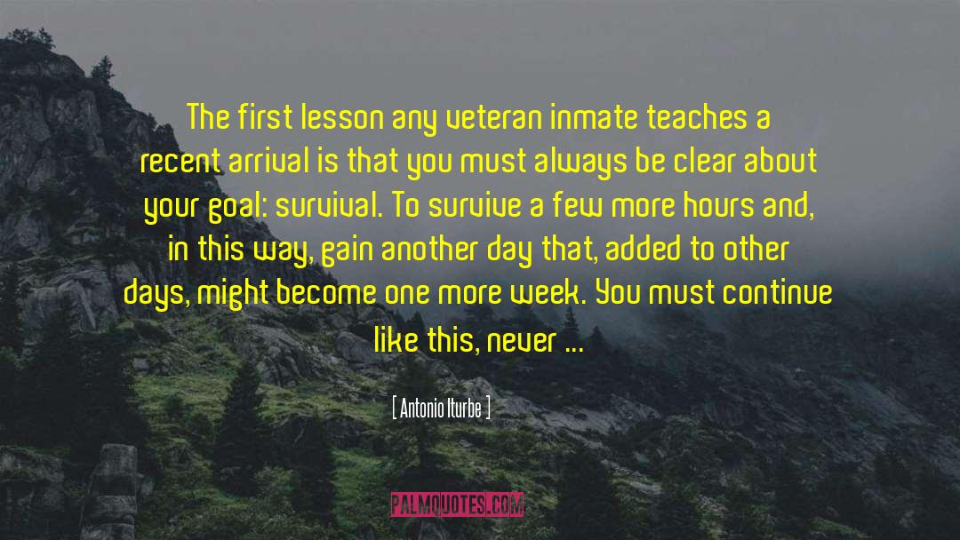 Inmate quotes by Antonio Iturbe