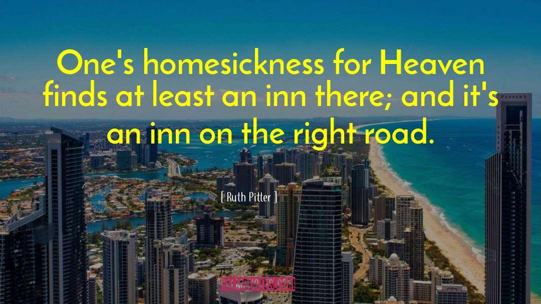 Inn quotes by Ruth Pitter
