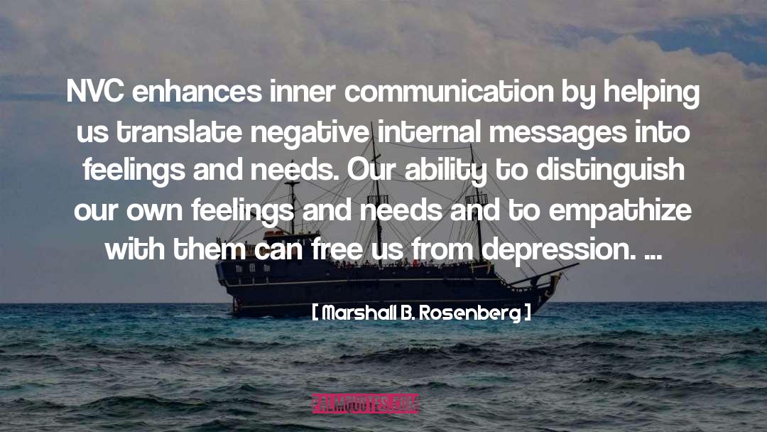 Inner Ability Chances quotes by Marshall B. Rosenberg