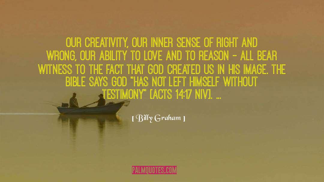Inner Ability Chances quotes by Billy Graham