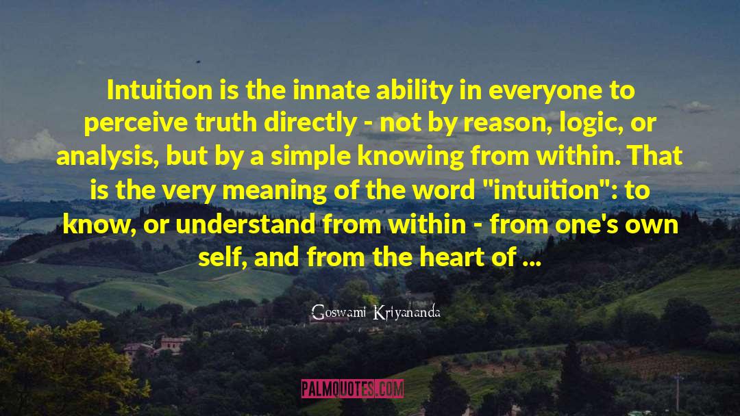 Inner Ability Chances quotes by Goswami Kriyananda