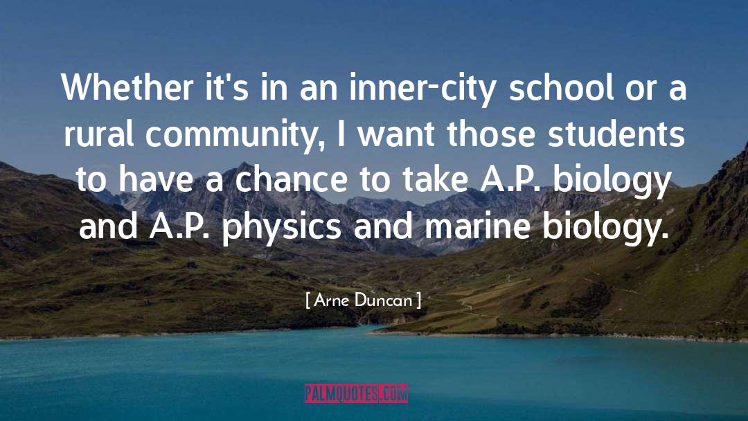 Inner City quotes by Arne Duncan