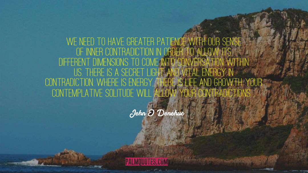 Inner Contradiction quotes by John O'Donohue