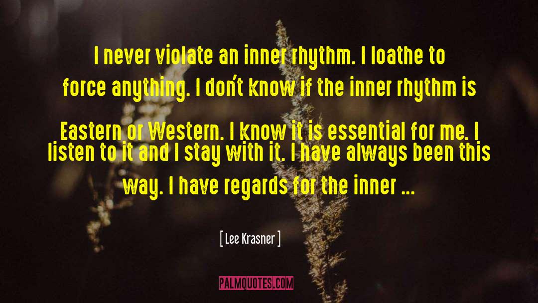 Inner Critic quotes by Lee Krasner