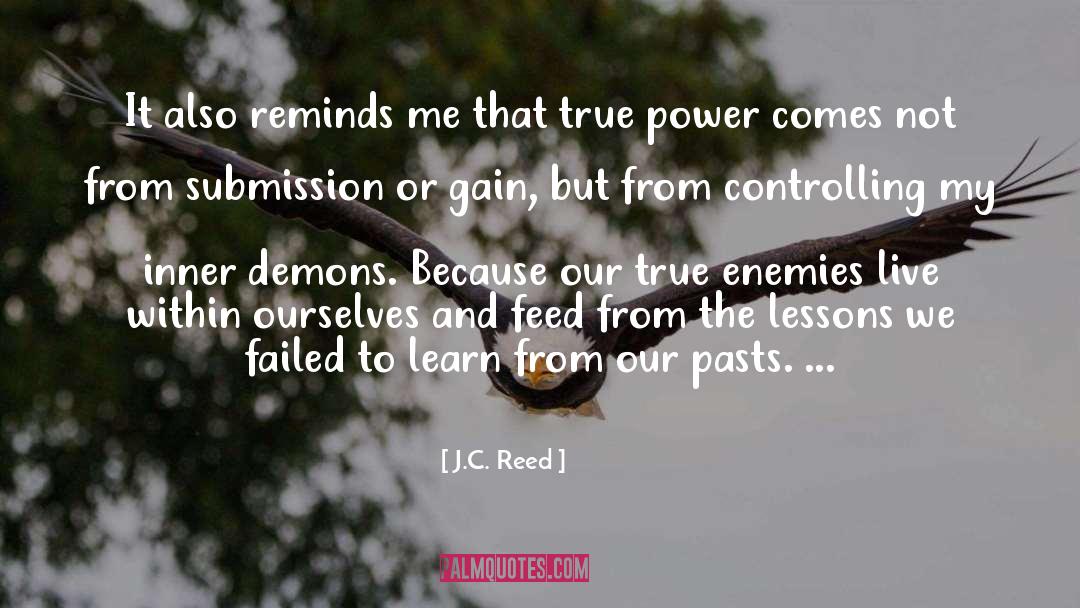 Inner Demons quotes by J.C. Reed