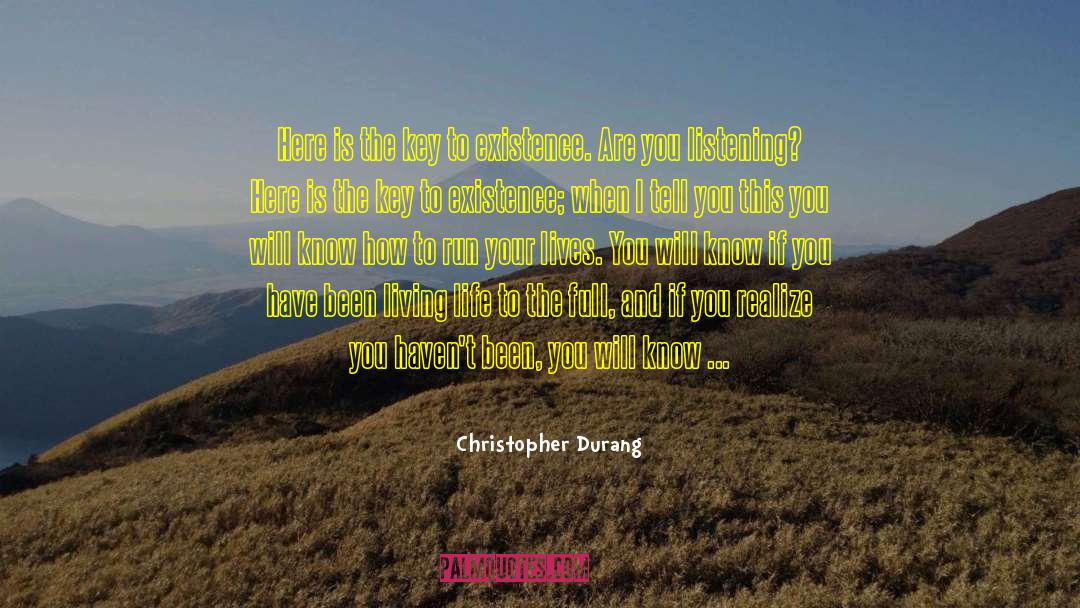 Inner Existence quotes by Christopher Durang