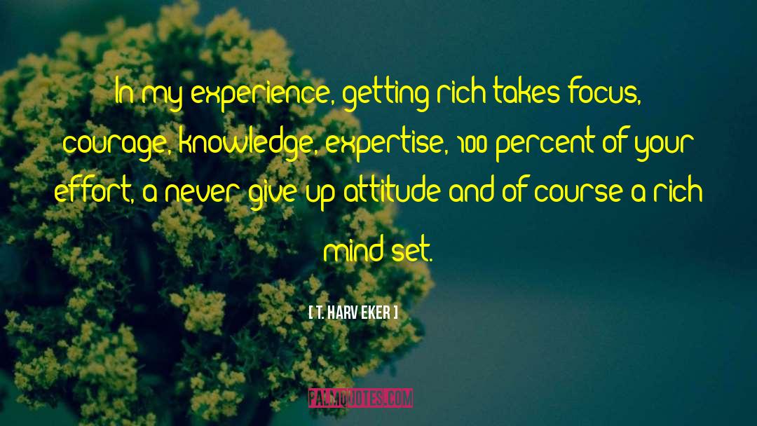 Inner Experience quotes by T. Harv Eker