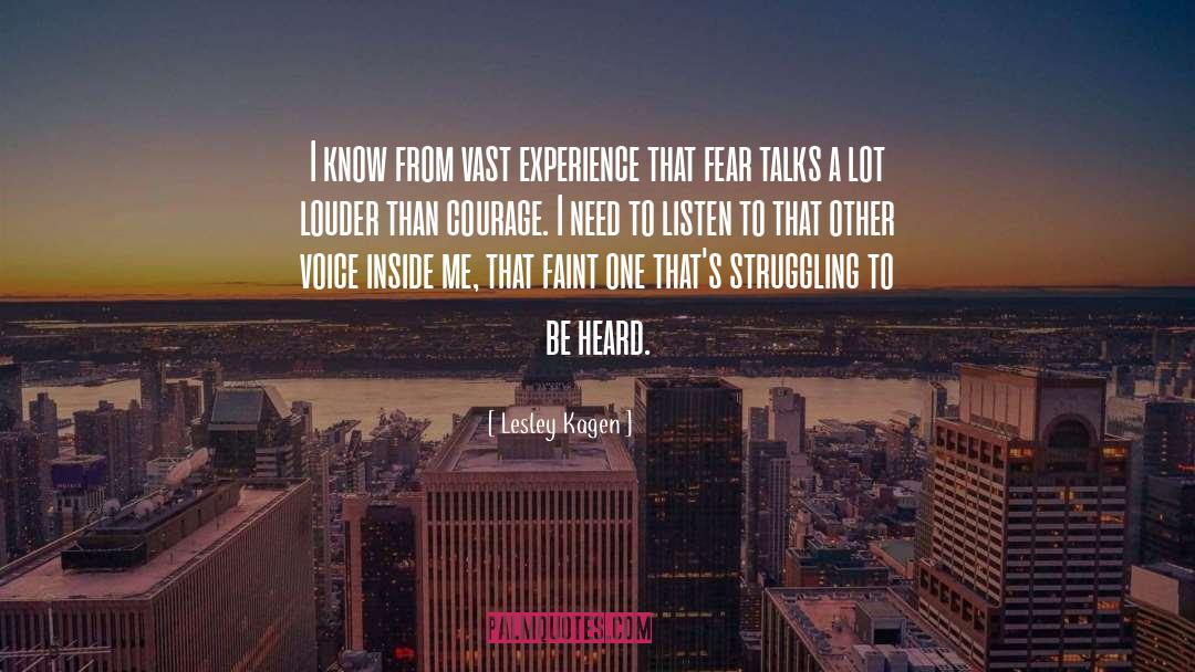 Inner Experience quotes by Lesley Kagen