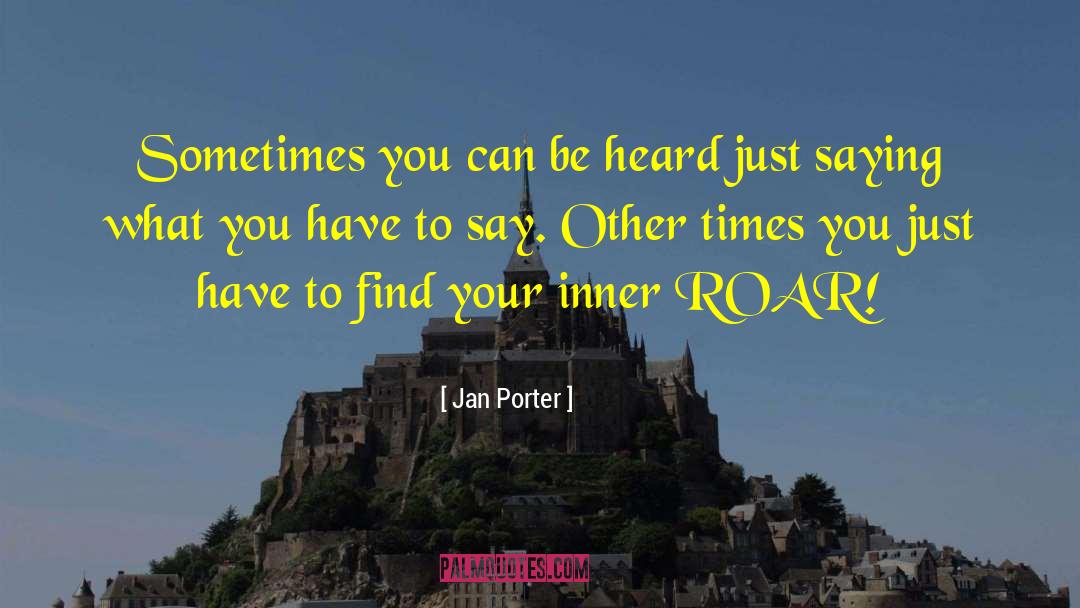 Inner Glow quotes by Jan Porter