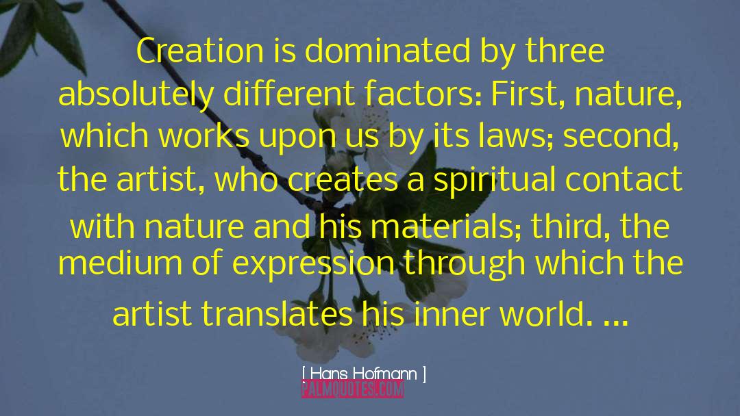 Inner Grit quotes by Hans Hofmann